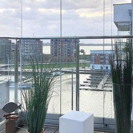 Port Marina "Schlagseite" Lägenhet Bremerhaven Exteriör bild